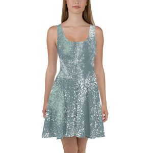 Ladies Flowy Dress *Green Splash* Design