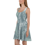 Ladies Flowy Dress *Green Splash* Design