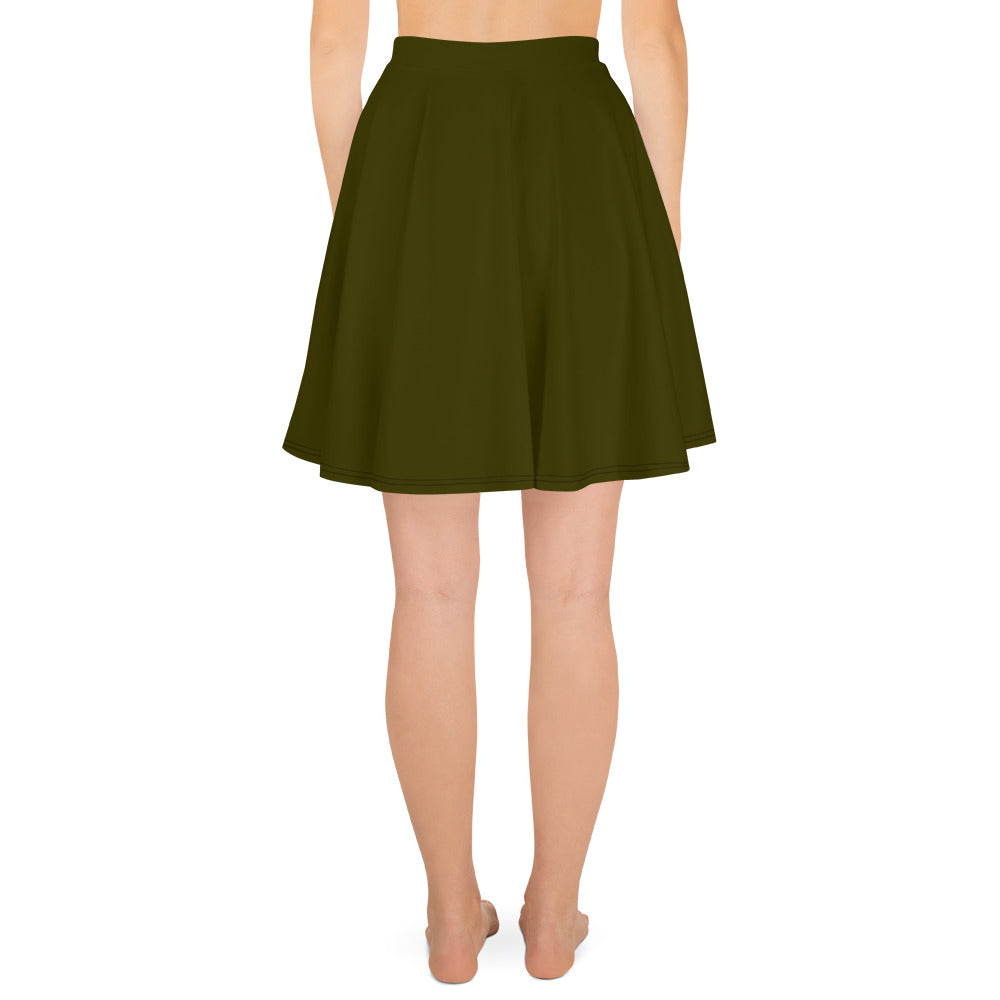Ladies Flowy Skirt *Karaka Green* Design