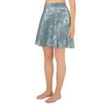 Ladies Flowy Skirt *Green Splash* Design