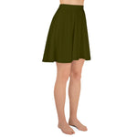 Ladies Flowy Skirt *Karaka Green* Design