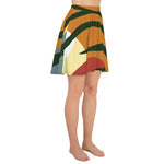 Ladies Flowy Skirt *Botanic* Design, Multi-Color