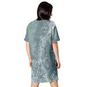Ladies Shirt Dress *Green Splash* Design