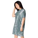 Ladies Shirt Dress *Green Splash* Design
