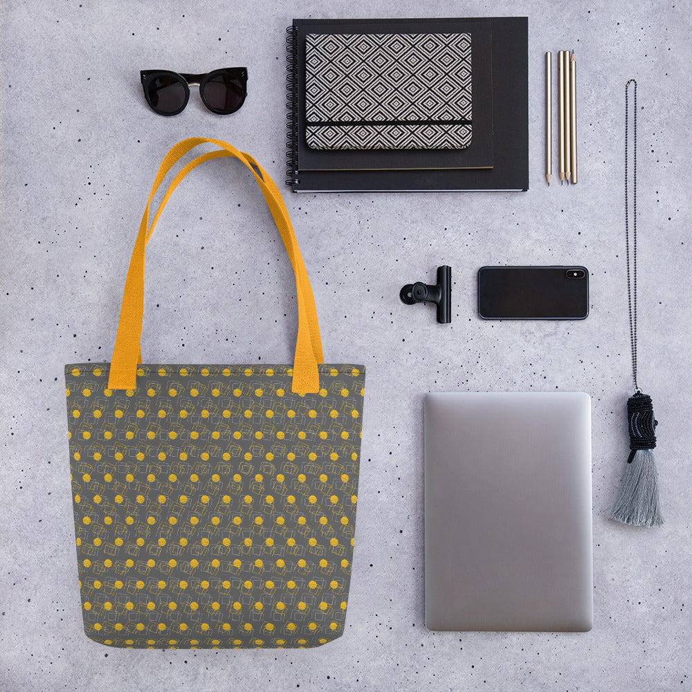 *Geo Gray* Design Tote Bag