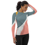 *Paisley Project Branded Collection* Abstract Design Rash Guard Ladies Sizes XS-3XL
