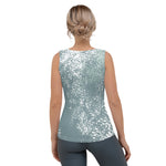 *Green Splash* Design Ladies Custom Tank Top Sizes XS-XL