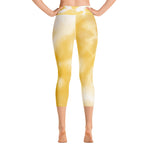 *Sunburst* Design Capri-Length Yoga Leggings Ladies Sizes XS-XL