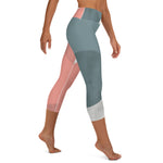 *Paisley Project Branded Collection* Abstract Design Capri-Length Yoga Leggings Ladies Sizes XS-XL