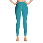 *Solid Teal* Ankle-Length Yoga Leggings Ladies Sizes XS-XL