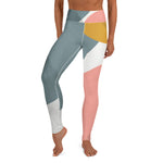 *Abstract* Design Ankle-Length Yoga Leggings Ladies Sizes XS-XL