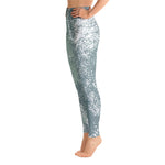 *Green Splash* Design, Ankle-Length Ladies Yoga Leggings Sizes XS-XL