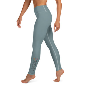 *Paisley Project Branded Collection* Teal Ankle-Length Yoga Leggings Ladies Sizes XS-XL