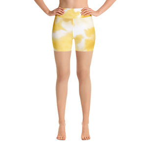 *Sunburst* Design Yoga Shorts Ladies Sizes XS-XL