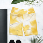 *Sunburst* Design Yoga Shorts Ladies Sizes XS-XL