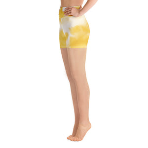 *Sunburst* Design Yoga Shorts Ladies Sizes XS-XL