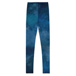 Youth Leggings *Navy Marble* Design