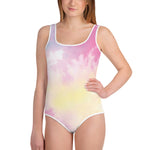 *Tie-Dyed* Design All-Over Print Youth Swimsuit