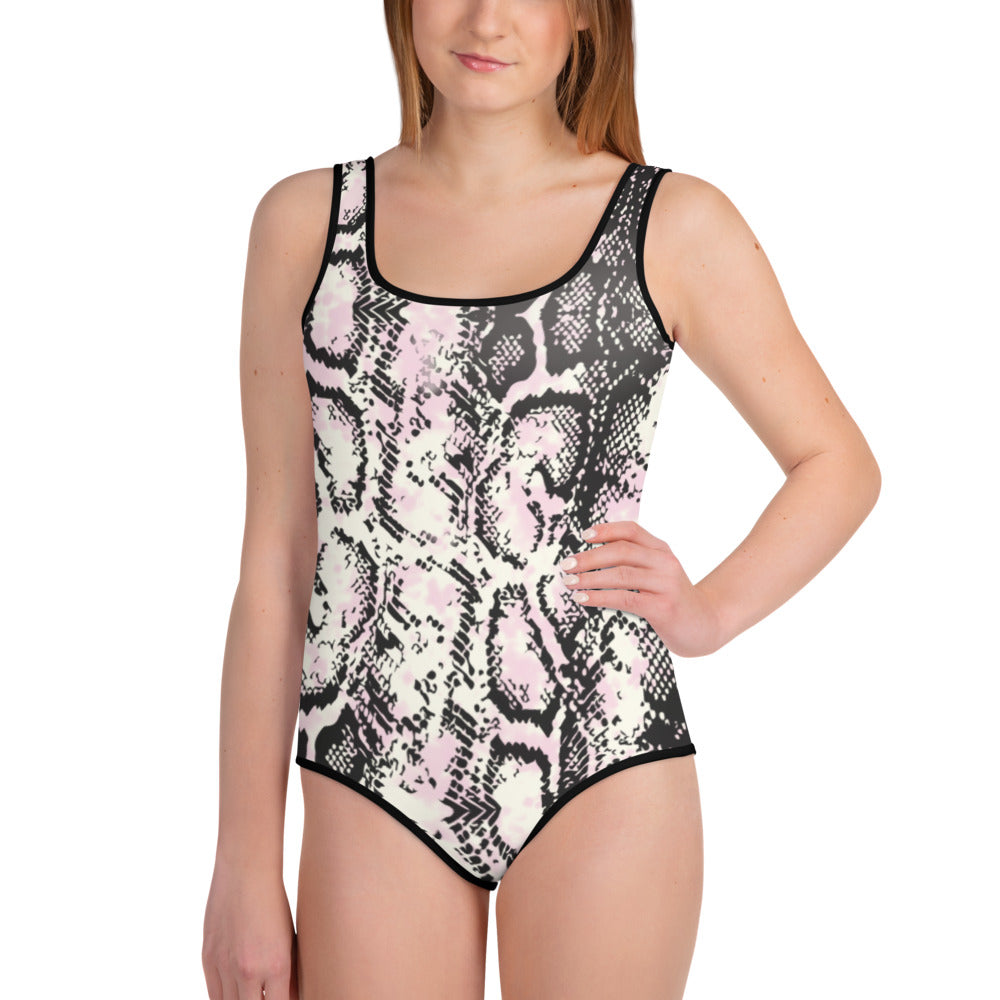 *Zebra* All-Over Print Youth Swimsuit
