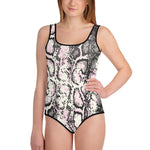*Zebra* All-Over Print Youth Swimsuit