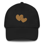 Hat, Adult Size Dad Hat *Heart of Gold* Embroidered Design