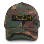 Hat, *Brave On* Embroidered Design Adult Size Classic Dad Hat