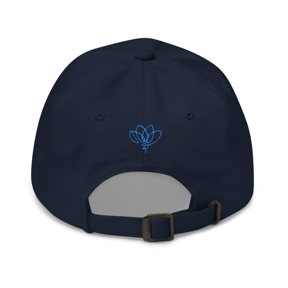 Hat, *Just Breathe* Embroidered Design Adult Size Dad Hat