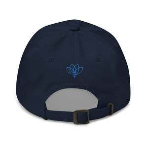 Hat, *Just Breathe* Embroidered Design Adult Size Dad Hat