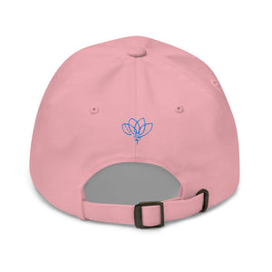 Hat, *Just Breathe* Embroidered Design Adult Size Dad Hat