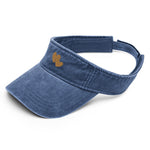 Hat, *Heart of Gold* Embroidered Design Adult Size Denim Visor