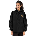 *Heart of Gold* Embroidered Champion Packable Jacket