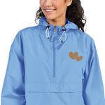 *Heart of Gold* Embroidered Champion Packable Jacket