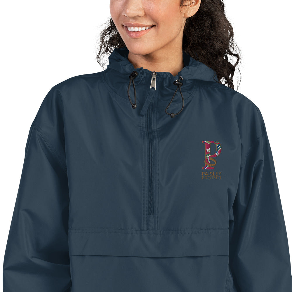 *Paisley Project Branded Collection* Embroidered Unisex Champion Packable Jacket