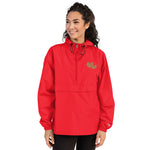 *Heart of Gold* Embroidered Champion Packable Jacket