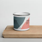 *Paisley Project Branded Collection* Abstract Design Enamel Mug