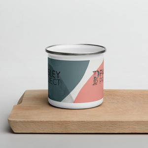 *Paisley Project Branded Collection* Abstract Design Enamel Mug