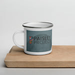 *Paisley Project Branded Collection* Abstract Design Enamel Mug