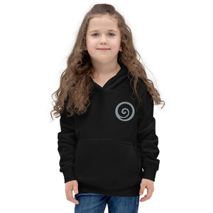 *Grateful* Symbol Embroidered Kids Hoodie Ages 3-13