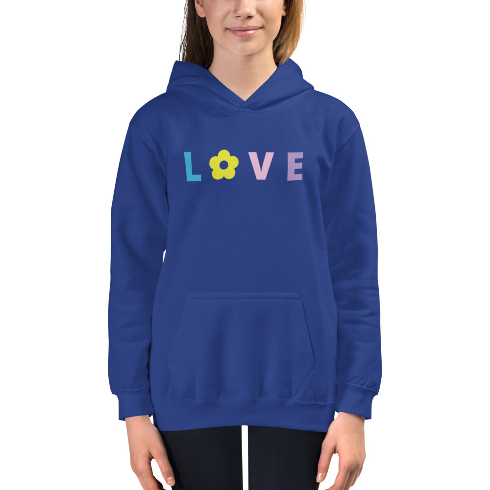 *Love* Design Kids Hoodie Ages 3-13