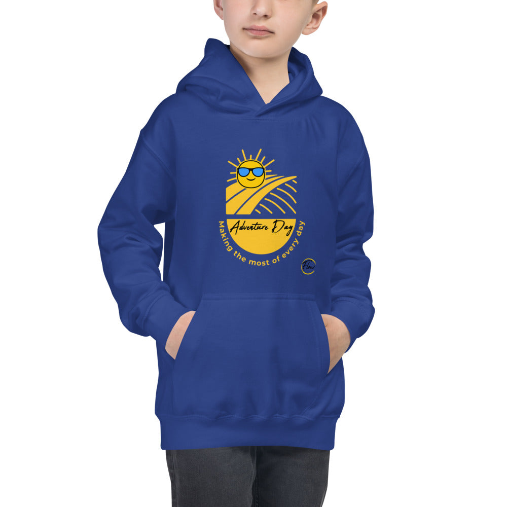 *Adventure Day* Kids Pullover Hoodie Ages 3-13