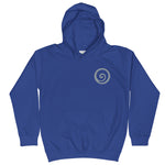 *Grateful* Symbol Embroidered Kids Hoodie Ages 3-13