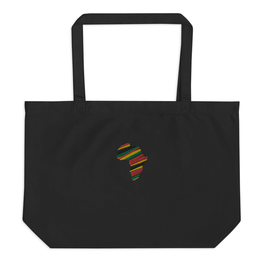SCOPE International Embroidered Large Organic Tote Bag