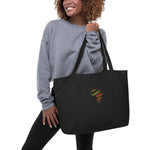SCOPE International Embroidered Large Organic Tote Bag