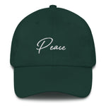 *Peace* Design, Embroidered Dad Hat