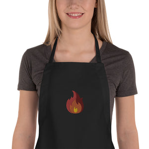 Apron *Flame* Custom Embroidered Design