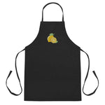 Apron *Living Life With Zest* Lemons Custom Embroidered Design