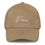 *Peace* Design, Embroidered Dad Hat