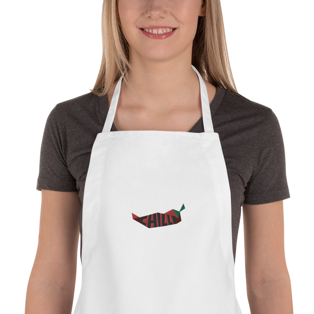 Apron *Chili Pepper* Custom Embroidered Design