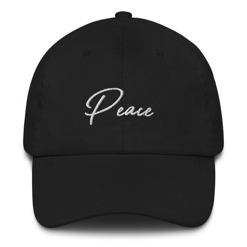 *Peace* Design, Embroidered Dad Hat