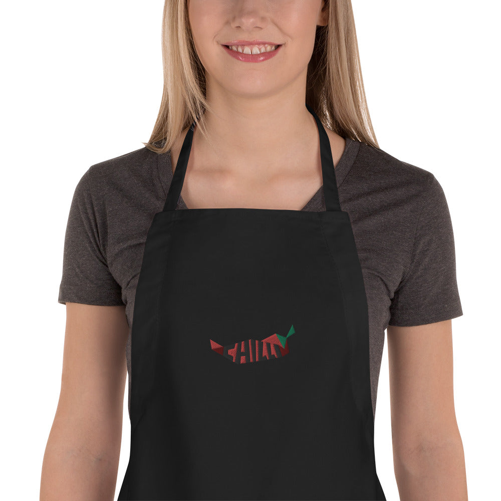 Apron *Chili Pepper* Custom Embroidered Design